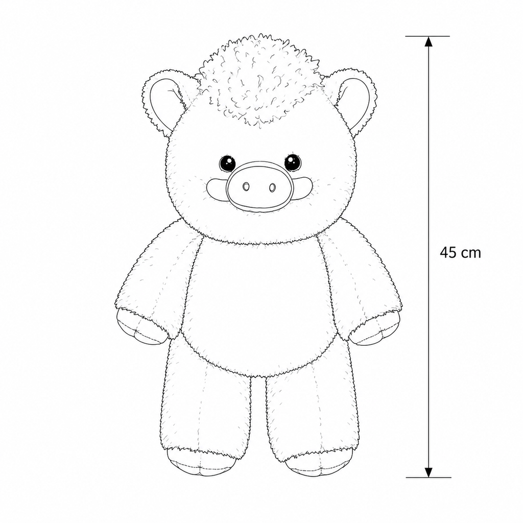 Peluche qui Court Doudou Mignon