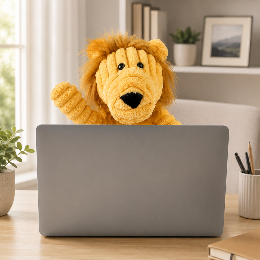 Peluche Lion doudou mignon pour enfant