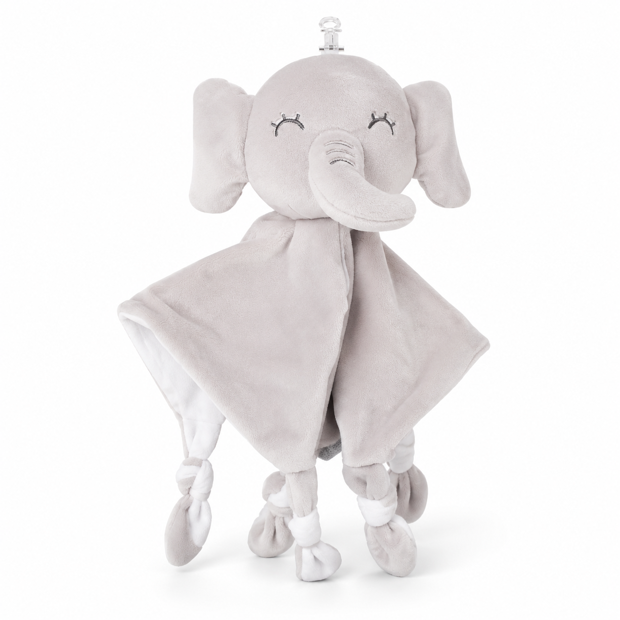 Doudou Éléphant Gris pour nouveau-né
