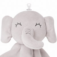 Doudou Éléphant Gris pour nouveau-né