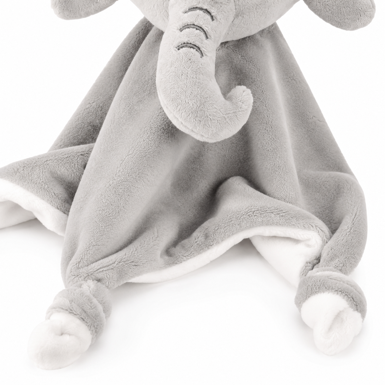 Doudou Éléphant Gris pour nouveau-né