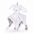 Doudou Lapin Blanc pour nouveau-né