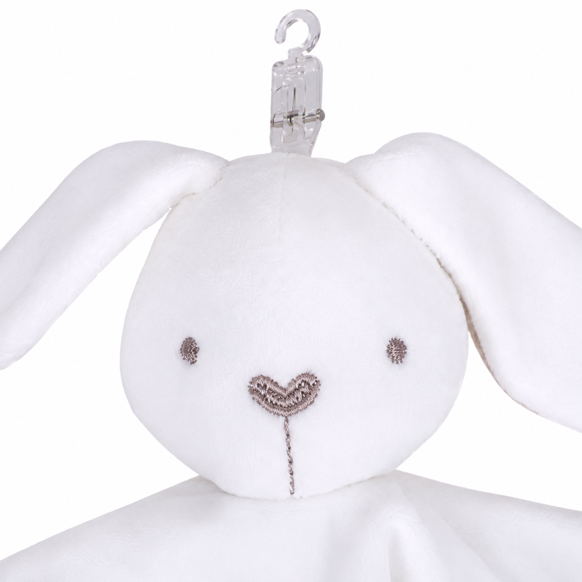Doudou Lapin Blanc pour nouveau-né
