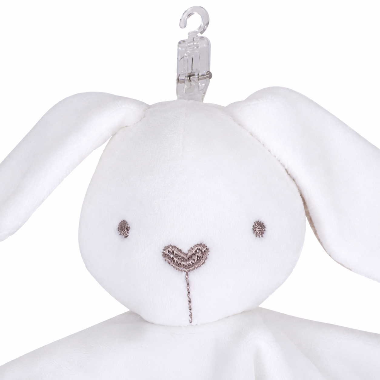 Doudou Lapin Blanc pour nouveau-né