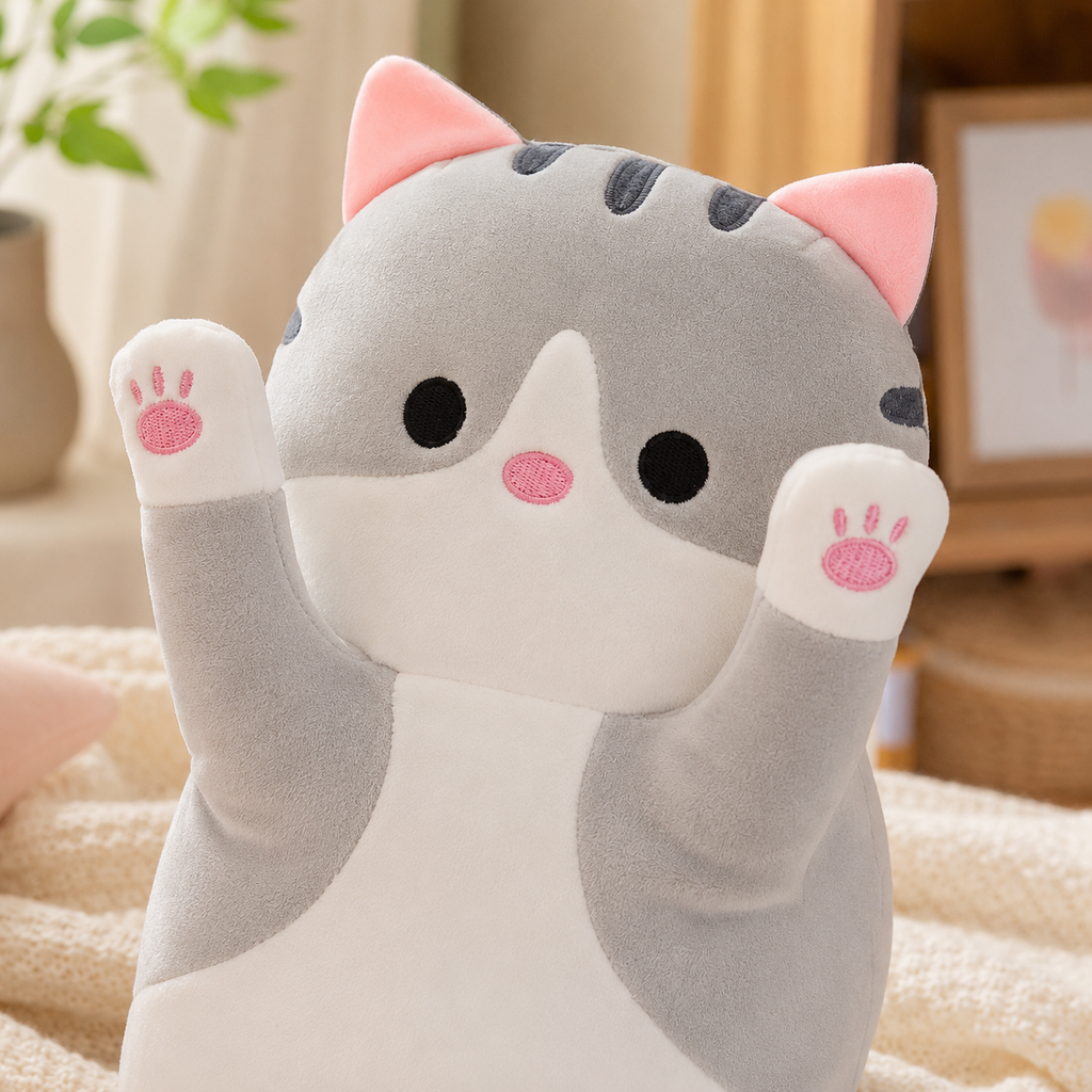 Peluche Chat Allongé