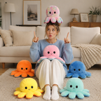 Peluche Pieuvre Reversible