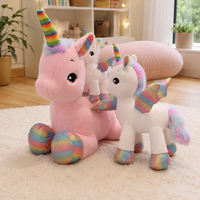 Licorne en Peluche Géante Kawaii