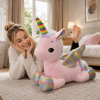 Licorne en Peluche Géante Kawaii