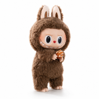 Peluche type Labubu colorée