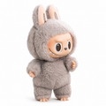 Peluche type Labubu colorée