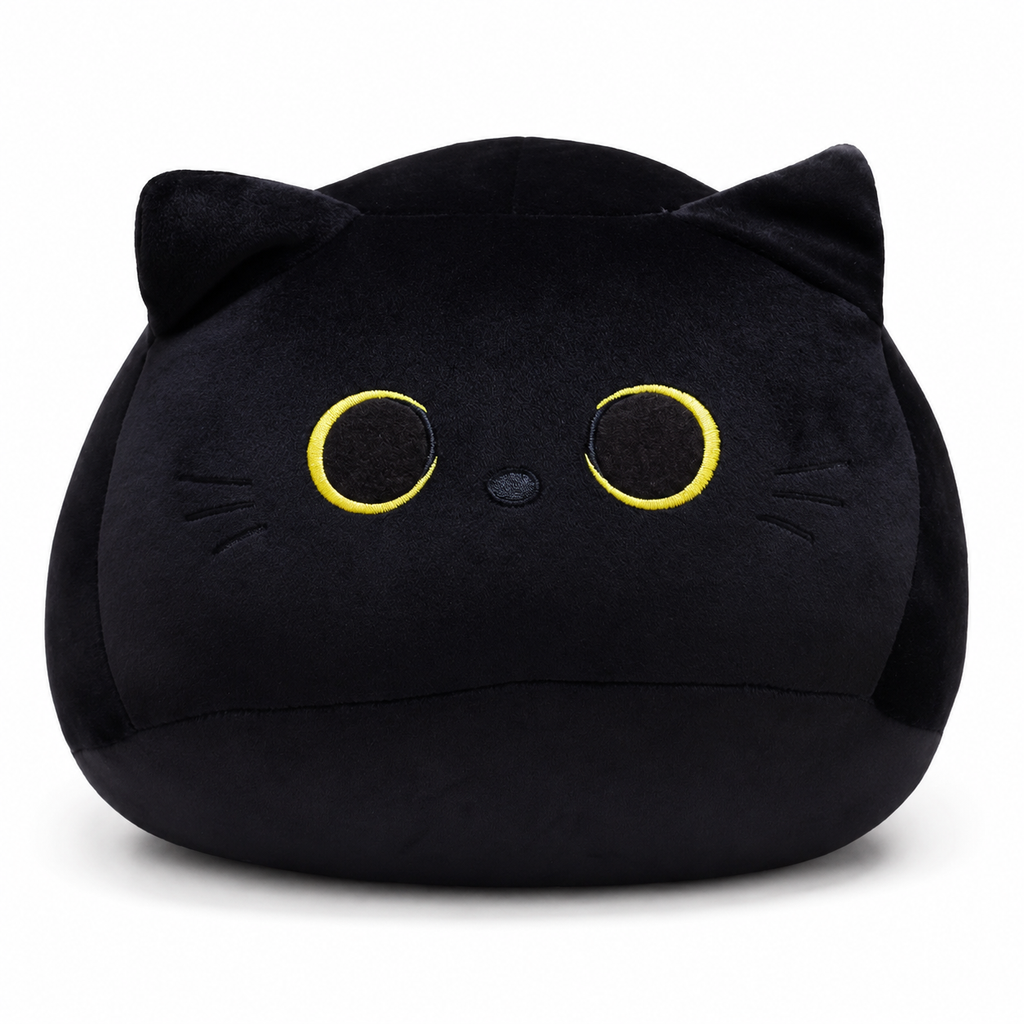 Peluche Chat Noir Kawaii
