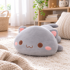 Peluche Chat Kawaii Couché
