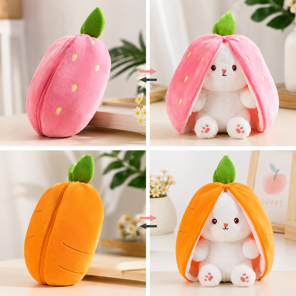 Peluche Lapin aux grandes oreilles