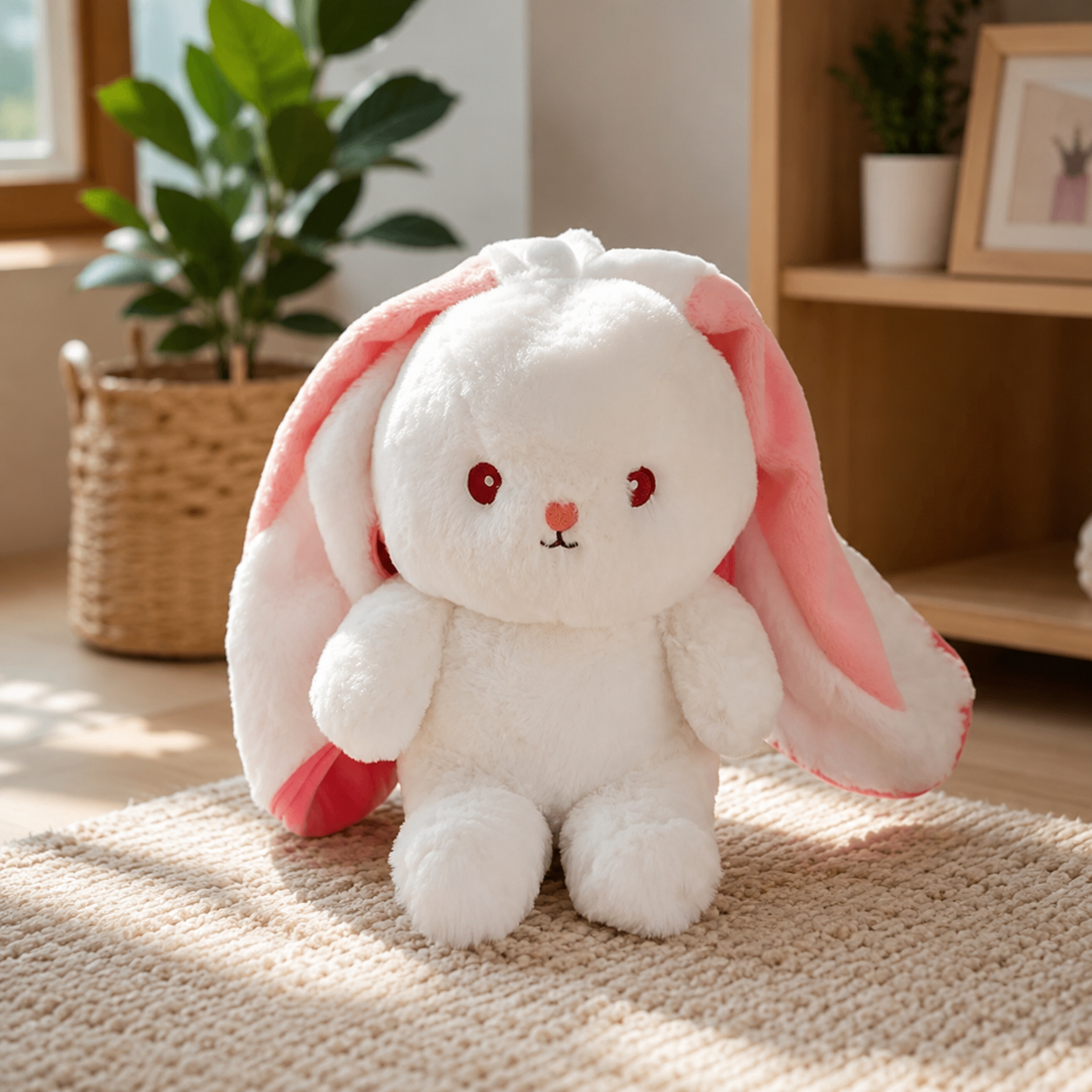Peluche Lapin aux grandes oreilles