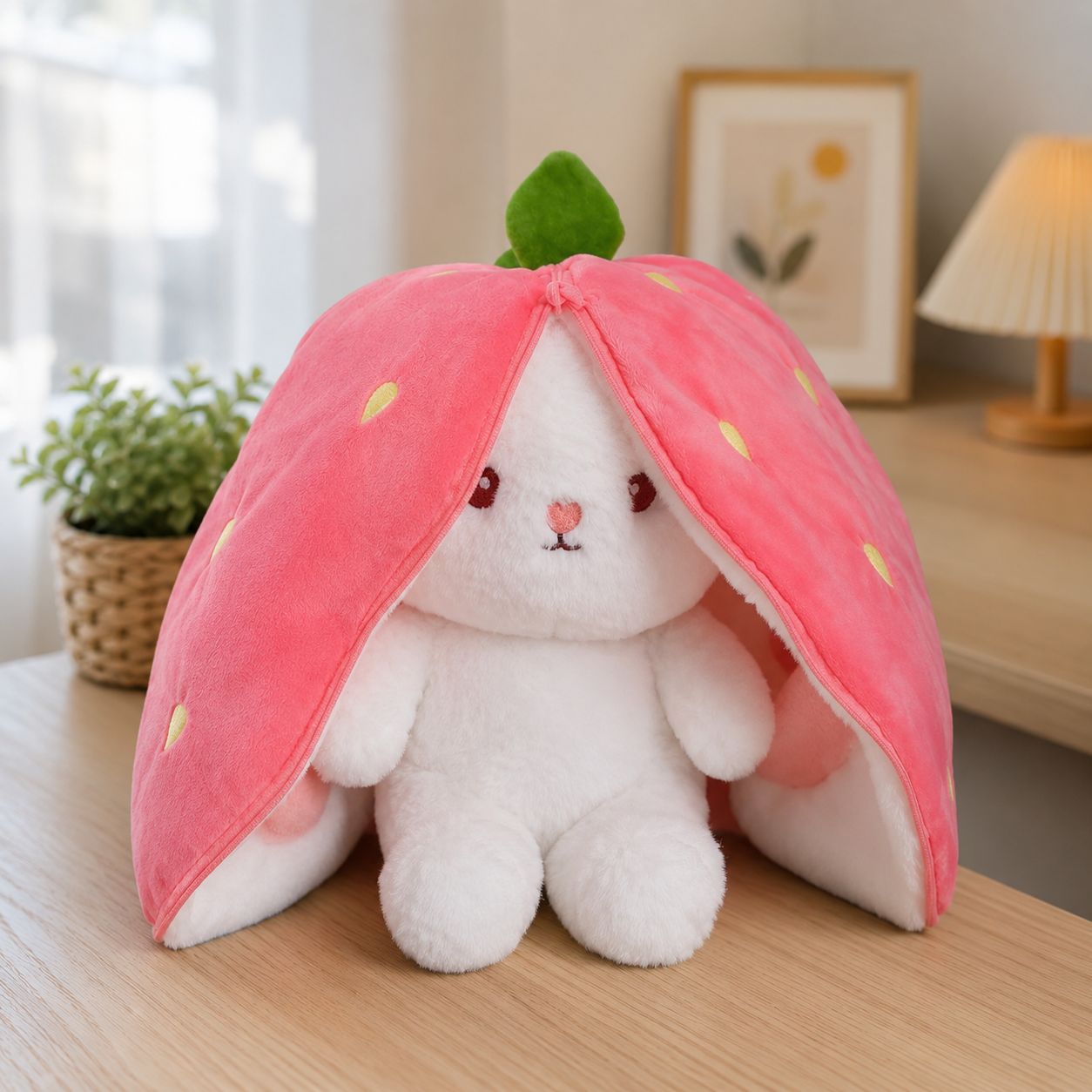 Peluche Lapin aux grandes oreilles