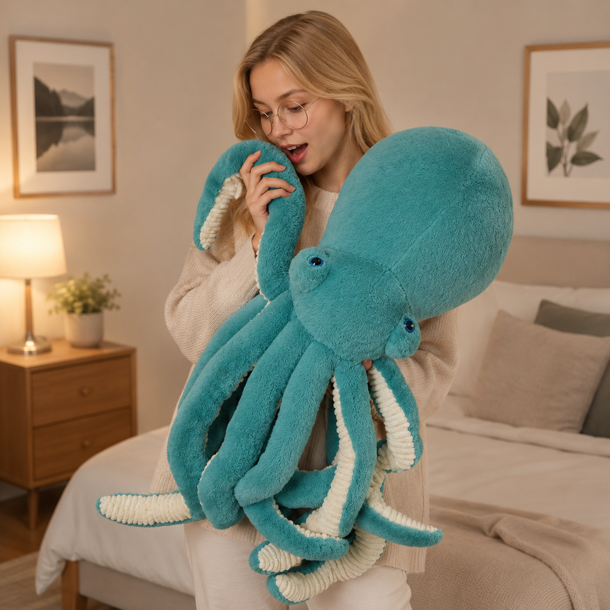 Peluche Pieuvre Colorée