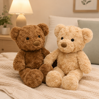 Ours en Peluche Marron/Beige