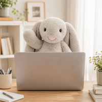 Lapin en Peluche pour Bébé