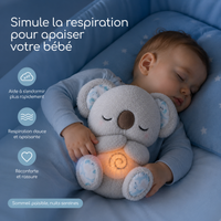 Peluche Koala Apaisante et Respirante pour bébé