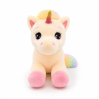 Peluche licorne arc-en-ciel