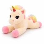 Peluche licorne arc-en-ciel