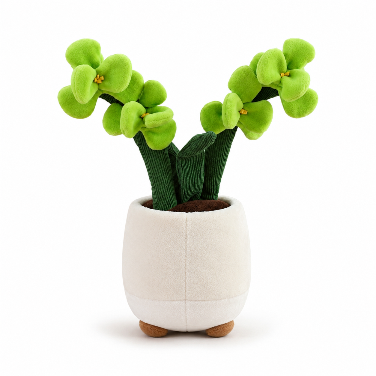 Peluche plante kawaii orchidée douce et colorée