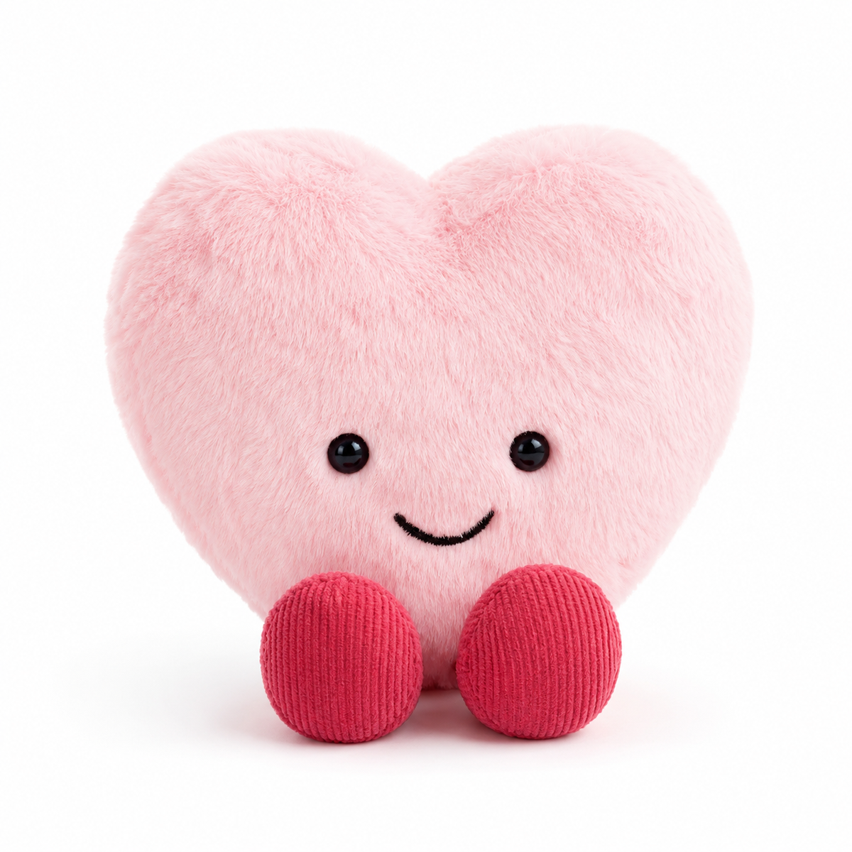 Peluche Cœur rose Saint-Valentin