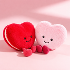 Peluche Cœur rose Saint-Valentin