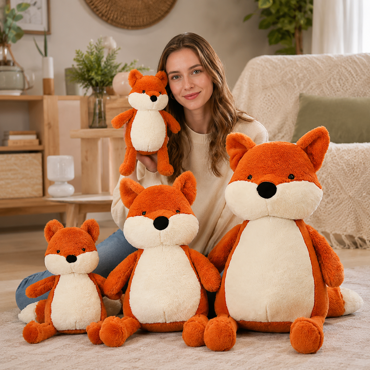 Peluche Renard Géant