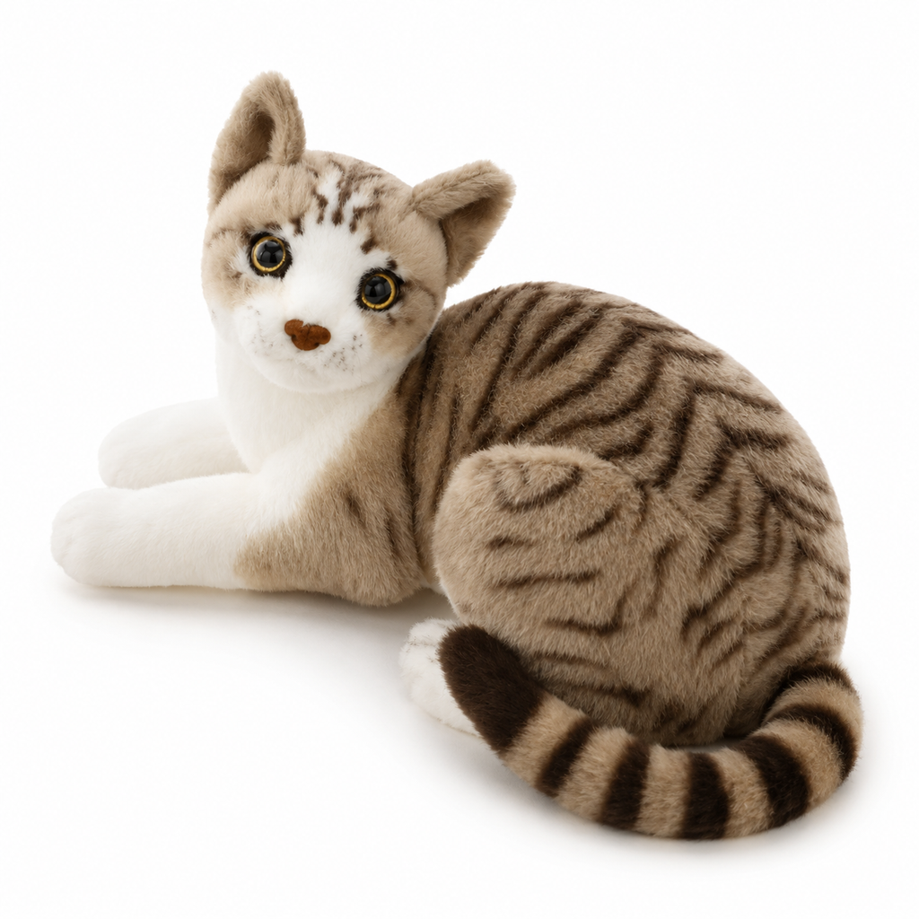 Peluche Chat Réaliste