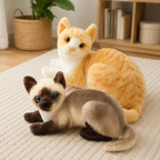 Peluche Chat Réaliste