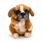 Peluche Chien Réaliste