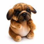Peluche Chien Réaliste