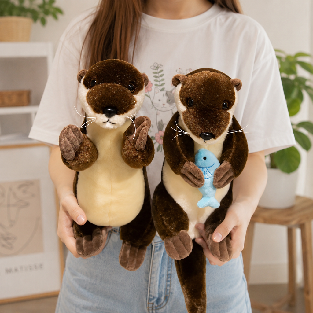 Peluche Loutre Réaliste